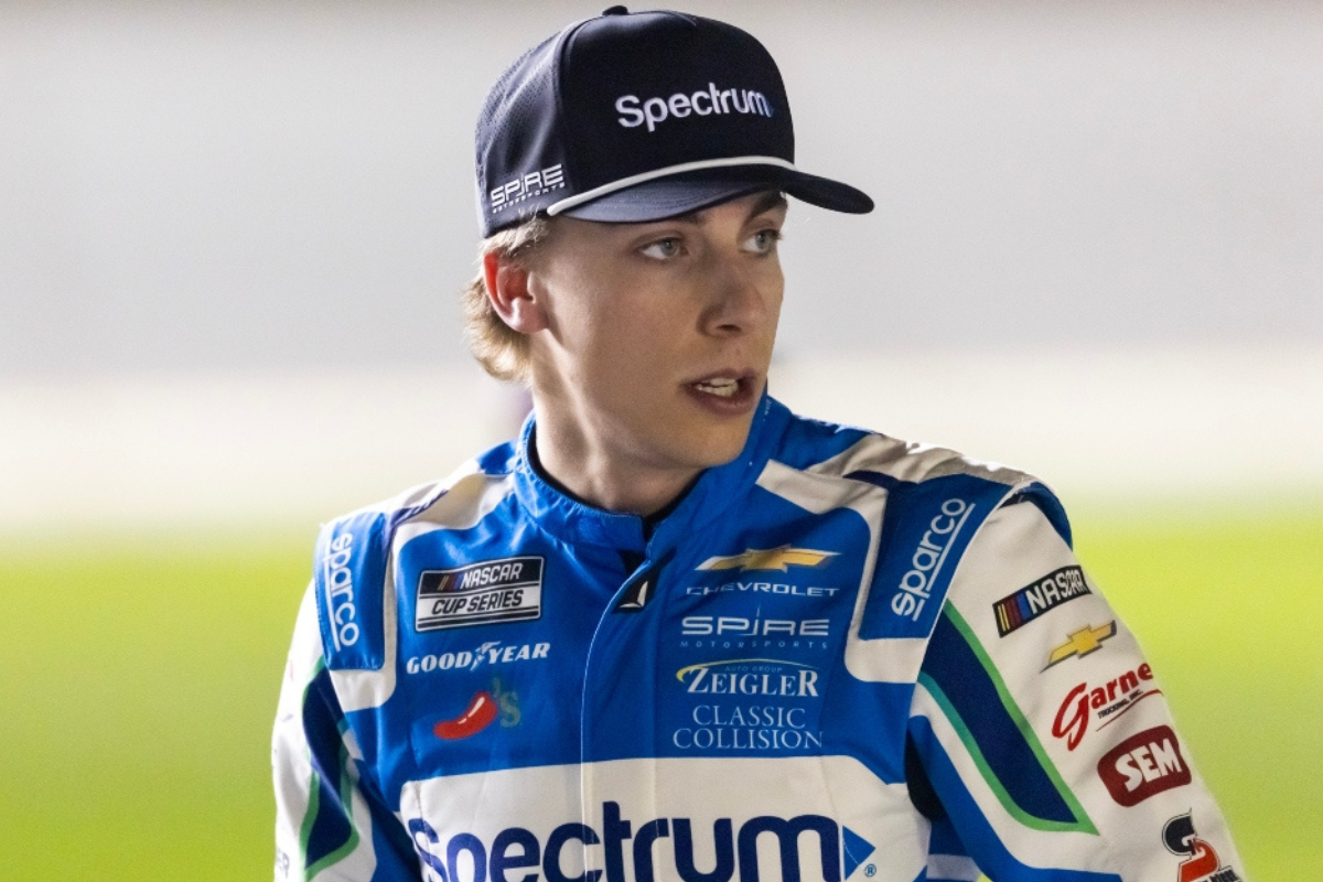 One year later, Carson Hocevar is still the same driver EchoPark met in 2025 Post image