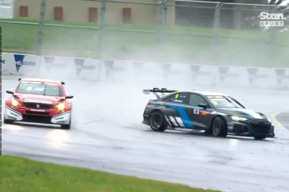 Cameron wins TCR Race 1 in wild finish - Speedcafe.com