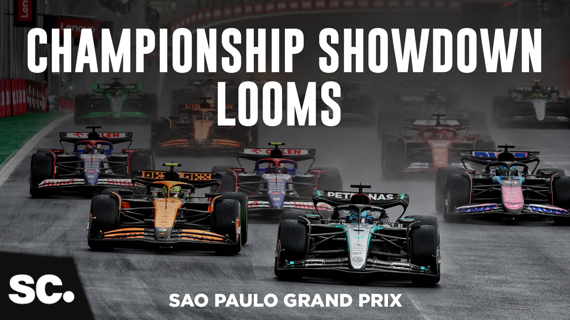 La lotta per il titolo F1 si infiamma in vista del GP del Brasile