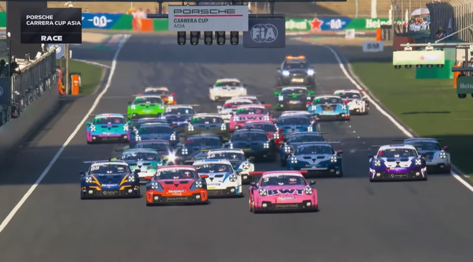 Porsche Carrera Cup driver recovers after major Shanghai crash