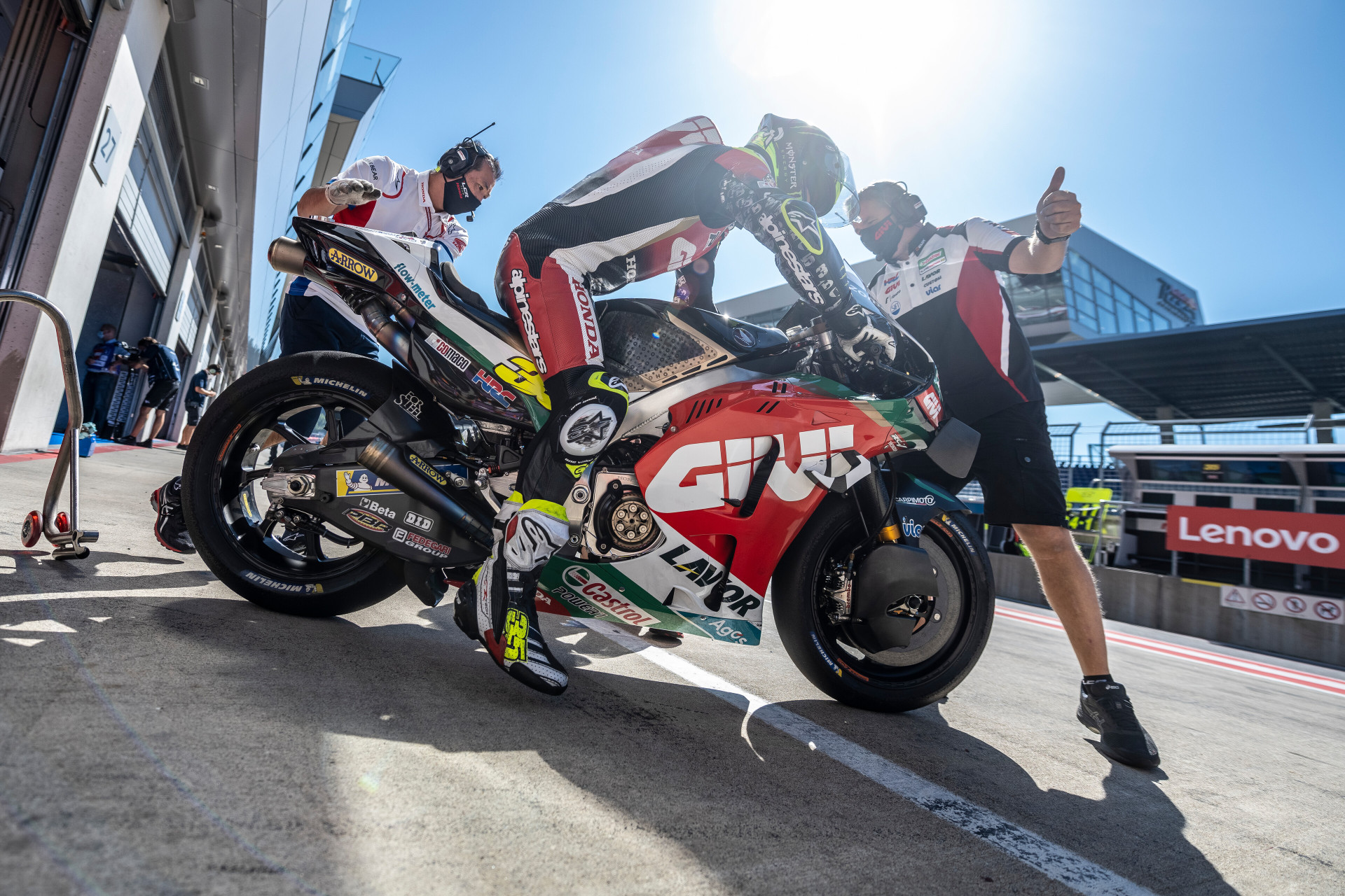 Wife had to convince 40-year-old husband into shock MotoGP return