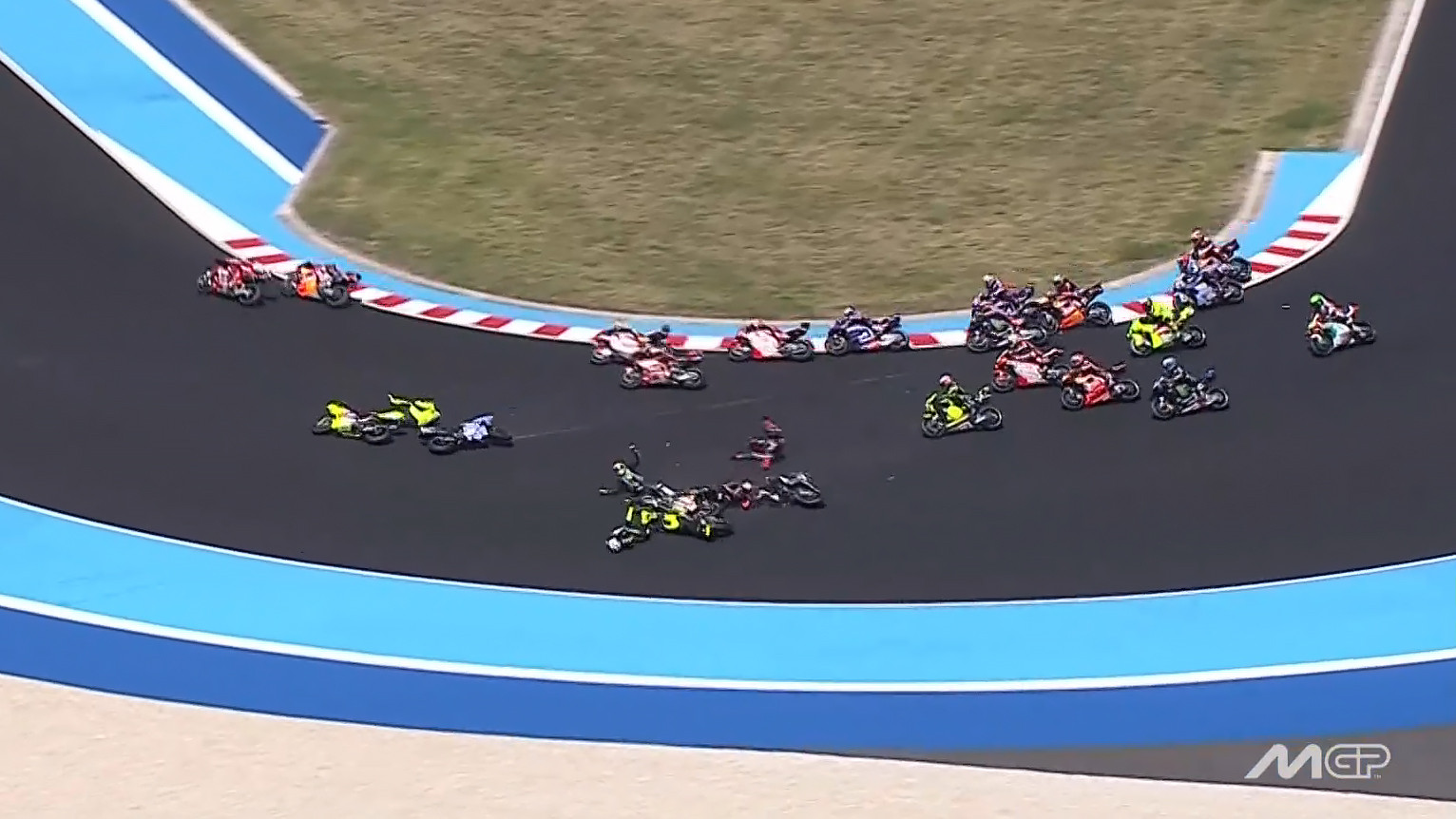 Marquez’s MotoGP century overshadowed by appalling accident