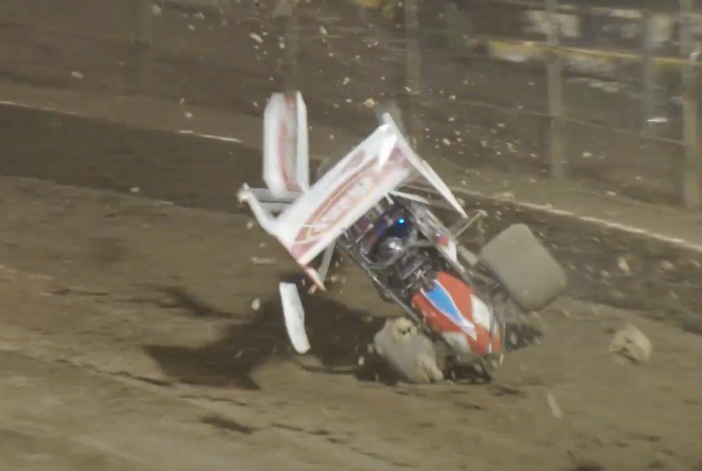WATCH Chase Randall's wild crash at Murray Bridge