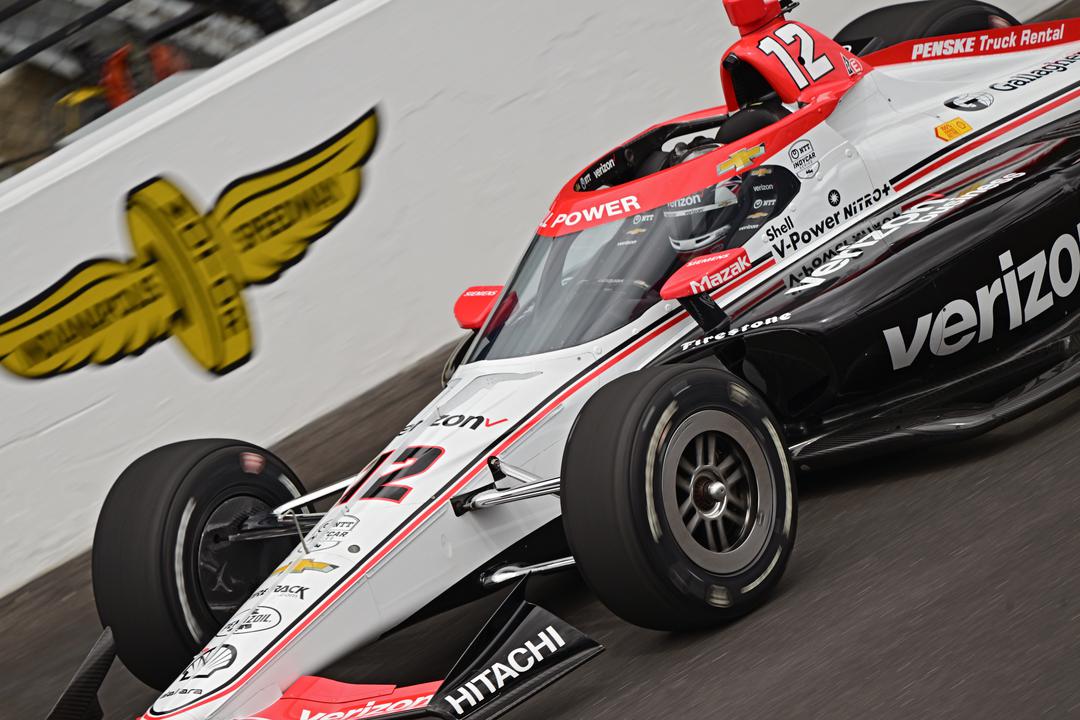 Power on provisional pole for Indy 500 in all-Penske top three